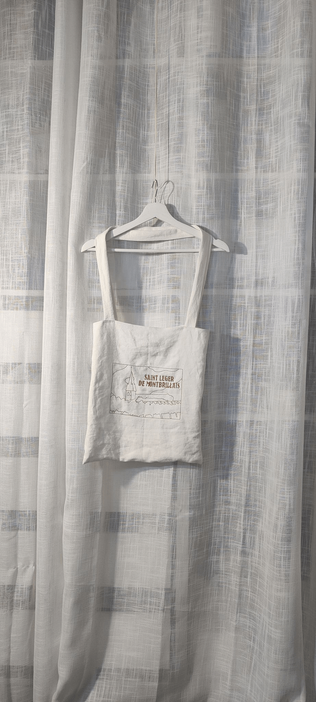 👜 Tote Bag brodé – Saint Léger de Montbrillais