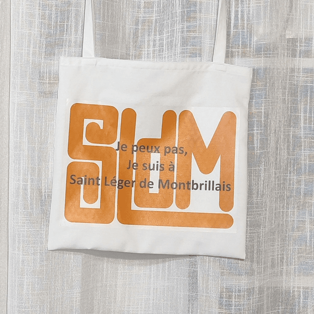 👜 Tote Bag &quot;Je peux pas, je suis à Saint Léger de Montbrillais&quot; 🏡✨